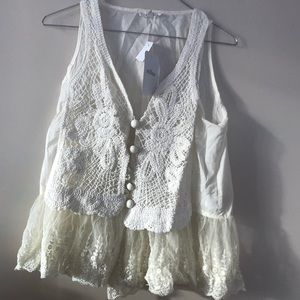 NWT Millau Lace Vest